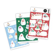 Stickers Navidad x 3 planchas - comprar online