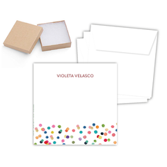 Tarjetas Dots con sobre y caja x 24