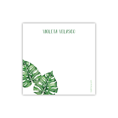 Tarjetas Hojas verdes con sobre y caja x 24 en internet