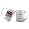 Taza Papá en inglés + foto