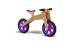 Bicicleta de aprendizaje - RUEDAS MACIZAS LILA - comprar online