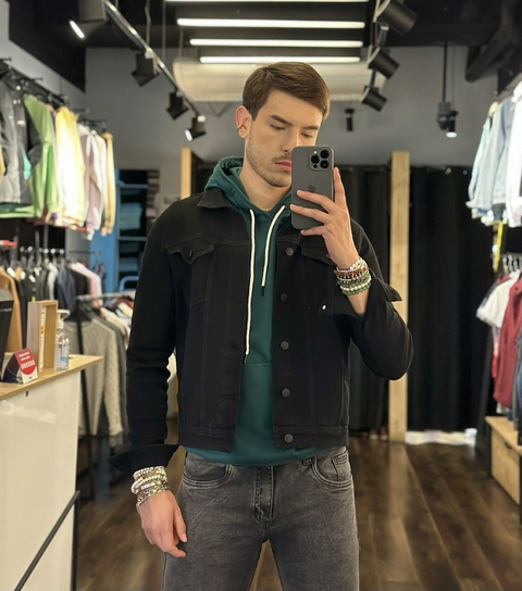 CHAQUETA JEAN NEGRA STRECH Comprar en CHIETY