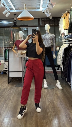 PANTALON CASUAL CHIC ROJO