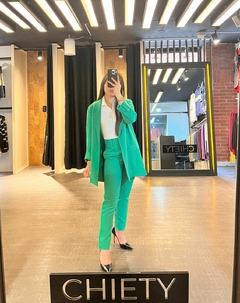 CONJUNTO BLAZER Y PANTALÓN VERDE CALI on internet