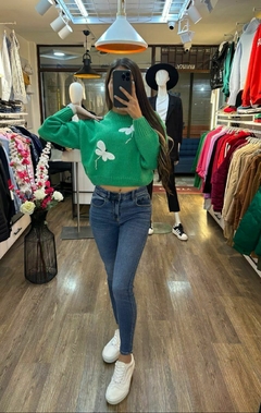 SWEATER MARIPOSA VERDE - comprar online