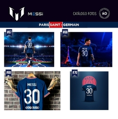 Cuadro poliptico Messi Paris Saint-Germain #68 - comprar online