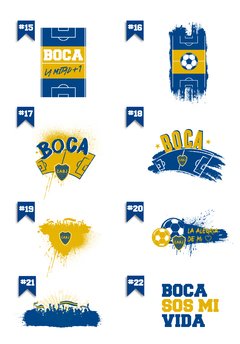 Vinilo para Celular Boca Juniors - Mikiu Design