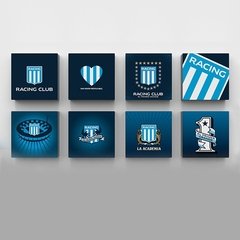 Cuadritos decorativos Racing Club en internet