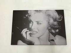 Cuadro Rectangular Marilyn Monroe Blanco y Negro