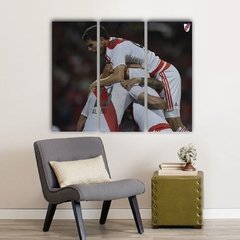 Cuadro Triptico River Plate - Mikiu Design