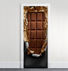 Ploteo de puerta Chocolate - comprar online
