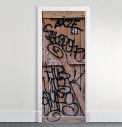 Ploteo de puerta de Grafiti - comprar online