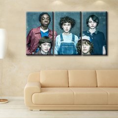 Cuadro triptico Stranger Things