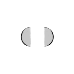 Brinco Semi Circulo Chapado - Prata 925