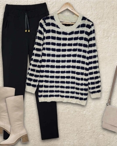 Sweater lana pompom 1 - tienda online
