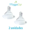 3 Tetinas Nro. 1 de silicona boca ancha Maggacup - tienda online