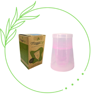 Vaso esterilizador + copa menstrual