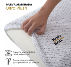 ALMOHADA VISCOELASTICA KING KOIL ULTRAPLUSH 100X40 cm