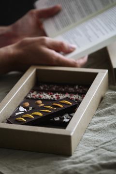 Caja de 6 barras chocolate 70 % cacao en internet