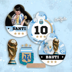 Imagen de Kit Argentina Campeón Mundial