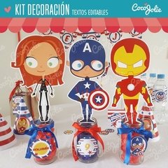 Imprimible Capitán América, Ironman, Civil War: Kit Completo - comprar online