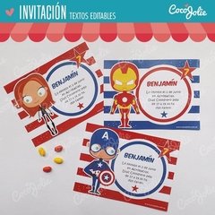 Imprimible Capitán América, Ironman, Civil War: Kit Completo