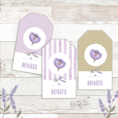 Kit Flores Lilas y Violetas - CocoJolie Kits Imprimibles