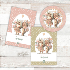 Kit San Valentín Terra - CocoJolie Kits Imprimibles