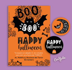 Kit Imprimible Halloween Naranja - comprar online
