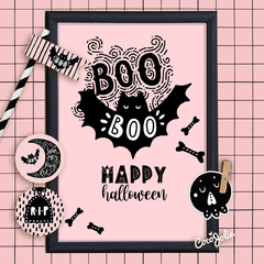 Kit Imprimible Pink Halloween Rosa - CocoJolie Kits Imprimibles