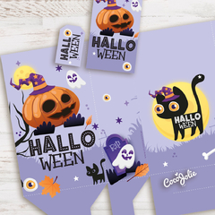 Kit Happy Halloween Violeta - CocoJolie Kits Imprimibles