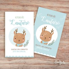 Kit Ciervito Bebé del Bosque. Imprimible personalizable - tienda online