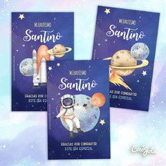 Kit del Espacio_Astronauta. Imprimible personalizable - CocoJolie Kits Imprimibles