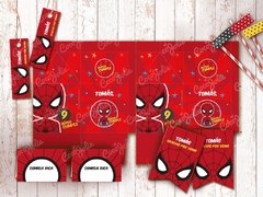 Kit Hombre Araña Imprimible Personalizables - CocoJolie Kits Imprimibles