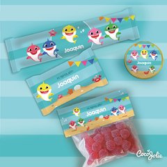 Kit Imprimible Baby Shark. Personalizable - CocoJolie Kits Imprimibles