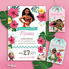 Kit Moana. Imprimible Personalizable