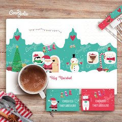 Kit Imprimible Navidad en el bosque. Personalizable - comprar online