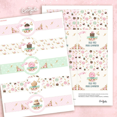 Kit Pasteleria y flores - CocoJolie Kits Imprimibles