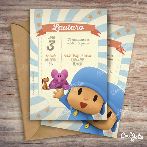 Cumpleaños Pocoyo KIT Niño 