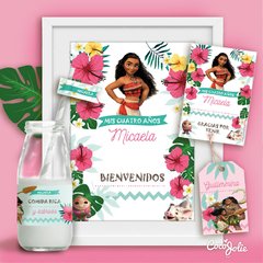 Kit Moana. Imprimible Personalizable - CocoJolie Kits Imprimibles