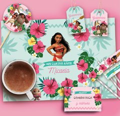 Kit Moana. Imprimible Personalizable