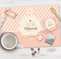 Kit Día de la madre Romántico Vintage. Imprimibles Editables - CocoJolie Kits Imprimibles