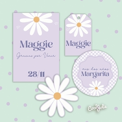 Kit Margarita Violeta - CocoJolie Kits Imprimibles