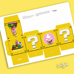Caja Cubo Super Mario y Princesa Peach - tienda online