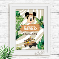 Kit Mickey Safari - CocoJolie Kits Imprimibles