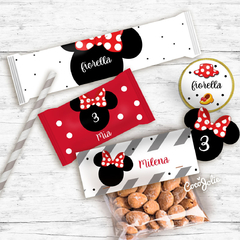 Kit Kit Minnie Mouse Roja - tienda online