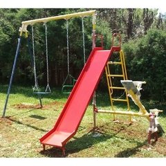 Playground de Ferro 3 em 1 Grande - Playgrounds | Brinquedos para Playgrounds | Mega Playgrounds