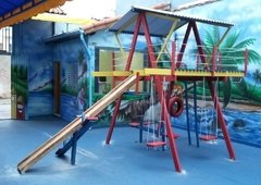 Playground De Madeira Grande Com 14 Brinquedos - Cercado de Cordas - À Vista 20% De Desconto! - comprar online