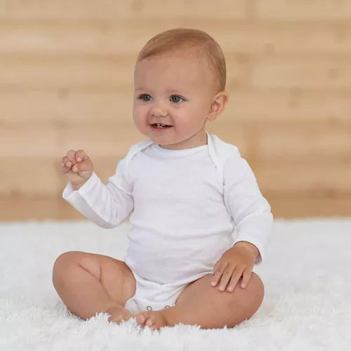 Molde body cuello americano y short para bebe