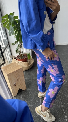 Jogger BLOOM print azul en internet